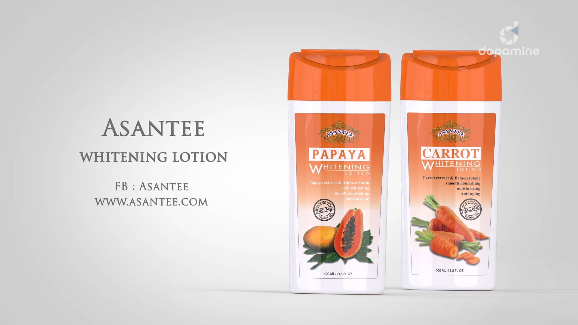 ASANTEE PAPAYA Whitening Lotion on Vimeo