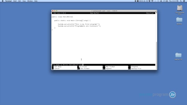 Module 04: How to Save, Compile & Run a Program - Video Thumbnail