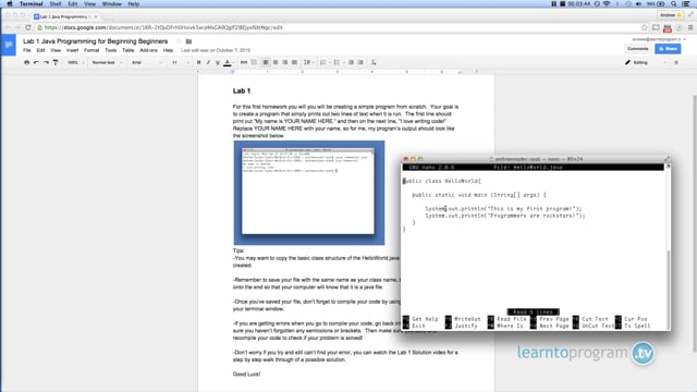 Module 05: Activity - Create a Simple Program from Scratch - Video Thumbnail