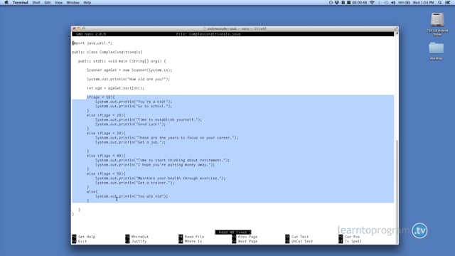 Module 23: Complex & Compound Conditionals - Video Thumbnail