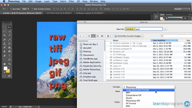 Module 13: File Types - Tiff, Gif & Png - Video Thumbnail