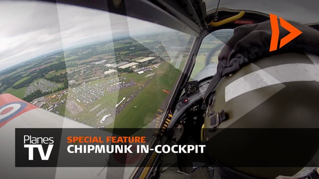Chipmunk In-cockpit Cosford 2016