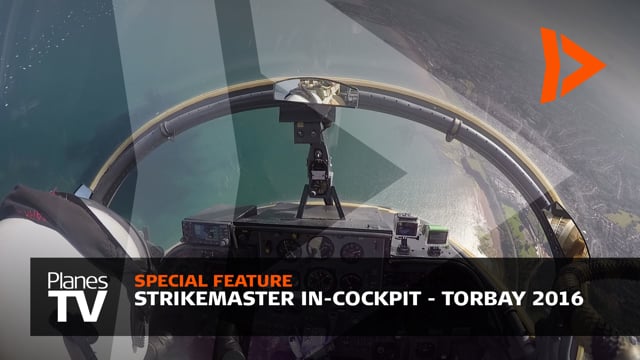 Strikemaster In-cockpit - Torbay 2016