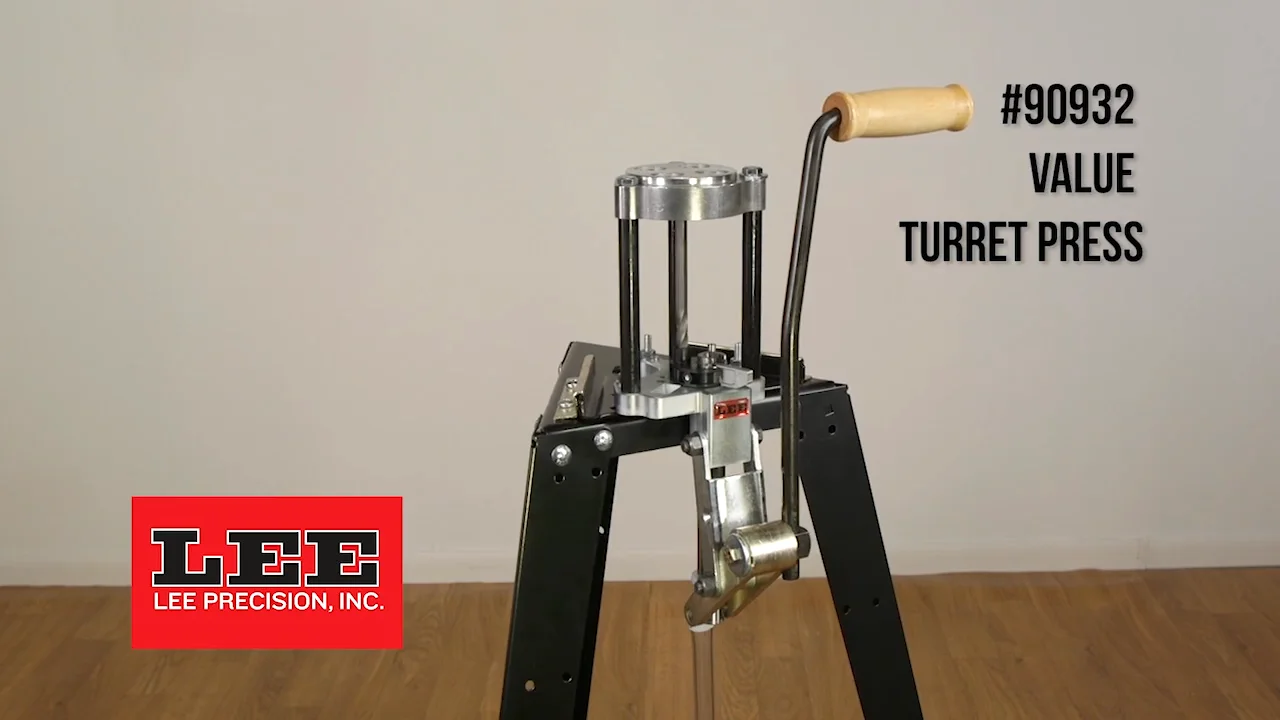 Prensa para recargar Turret Press de 4 Estaciones con Auto Index Lee