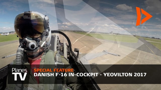 Danish F-16 In-cockpit - Yeovilton 2017
