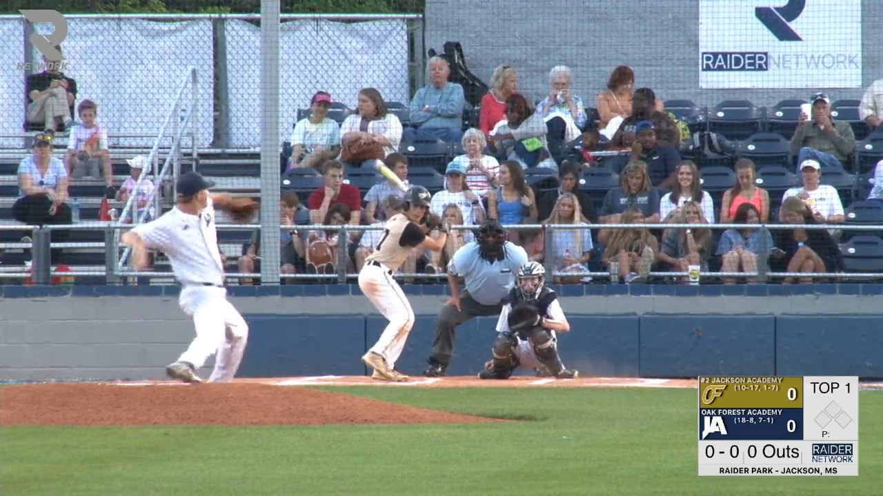 Varsity Baseball-2018-Apr-12-Oak Forest Academy (DH Game 2)