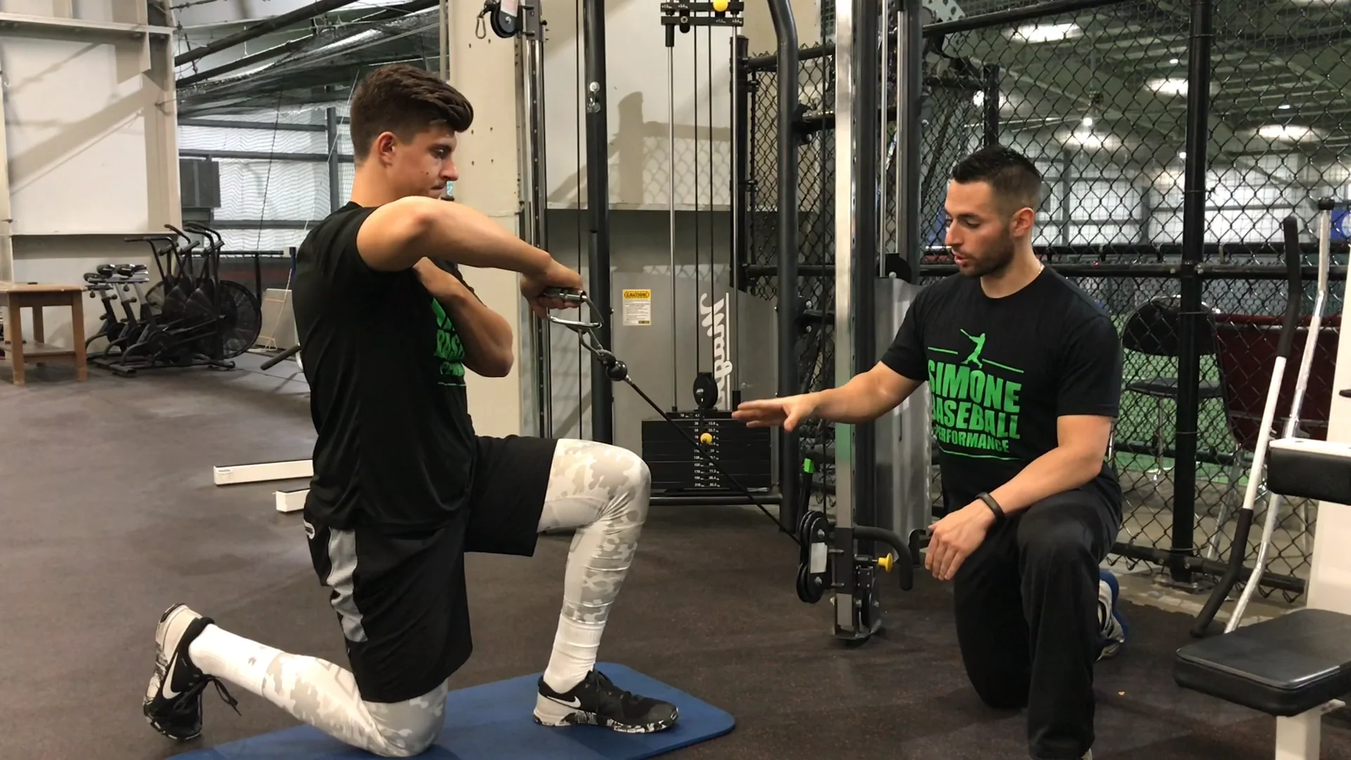 HalfKneeling Cable External Rotation at 90 Degrees Scapular Plane on