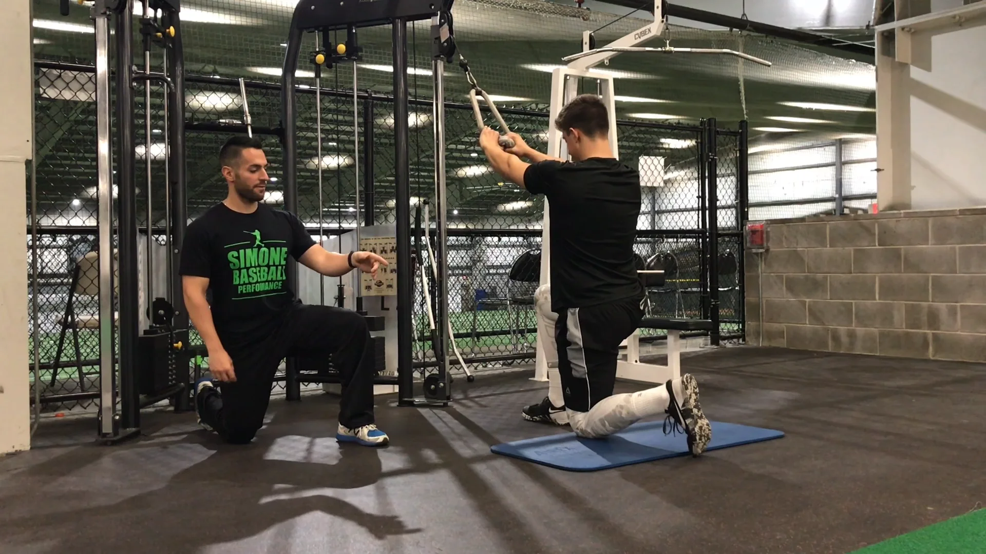 HalfKneeling Rope Face Pull on Vimeo