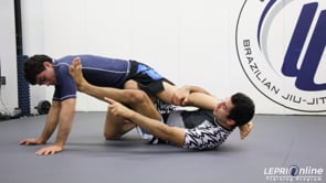 Shin-to-Shin Sit Up Guard Sweep Attempt to Kneebar Submission