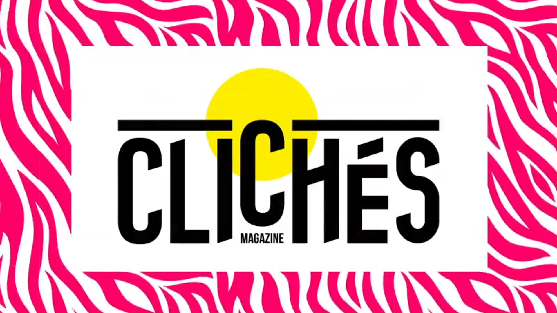 Clichés Magazine's logo - motion design for social networks
