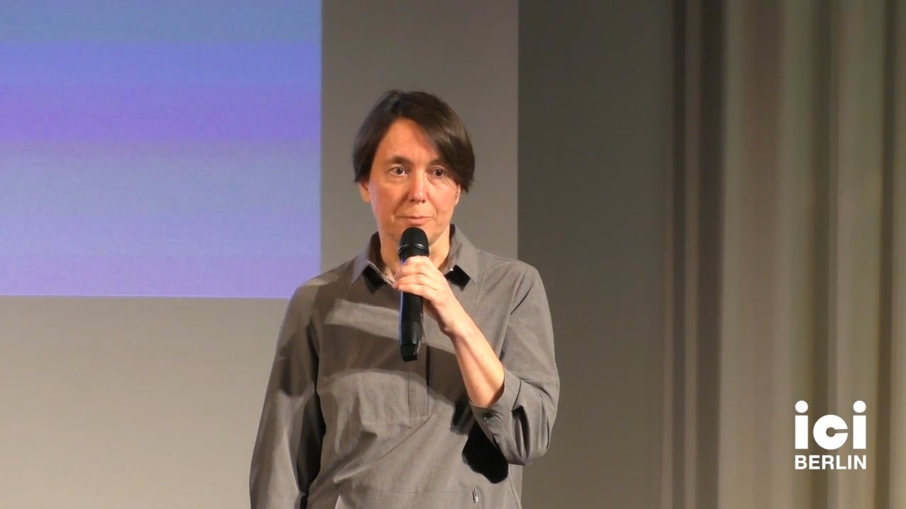 Talk by Kathrin Passig