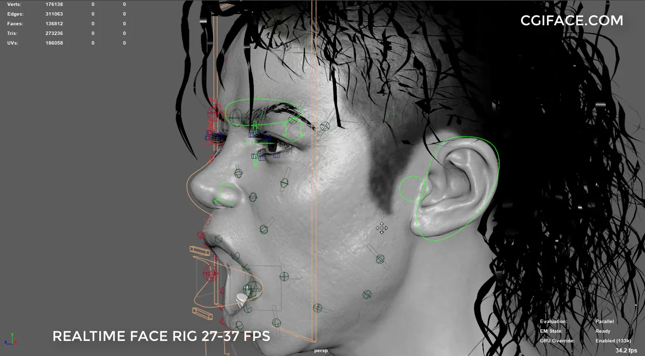 Face timing. Face for face Rig. 3d real face Rig. Клип риггинг. Heal VFX real time.