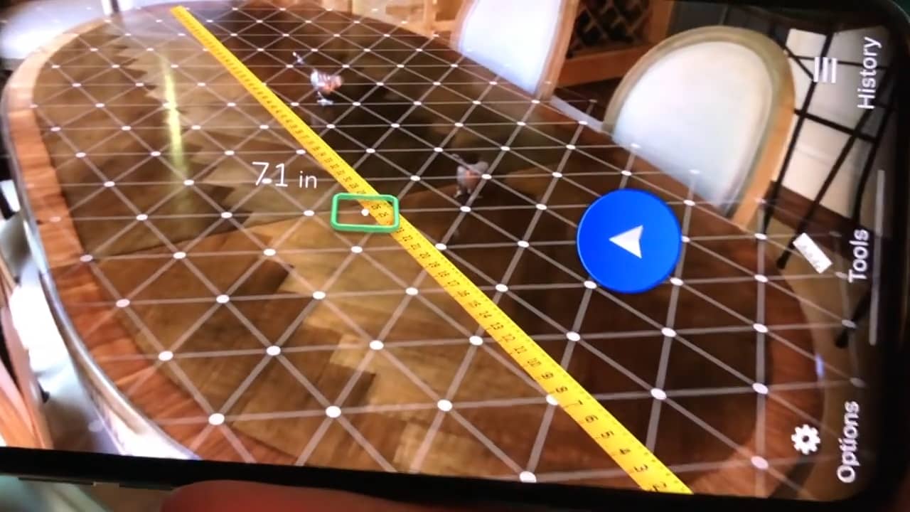AirMeasure App Demo Augmented Reality Measuring Toolkit for iOS and