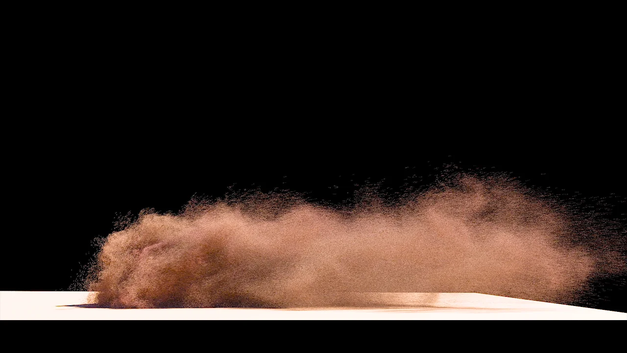 Dust disintegration on Vimeo