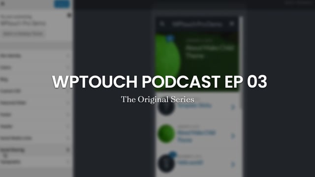 WPTouch Podcast Episode 3