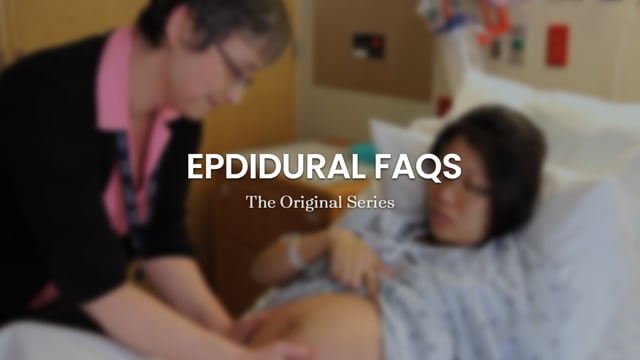 Epidural FAQs
