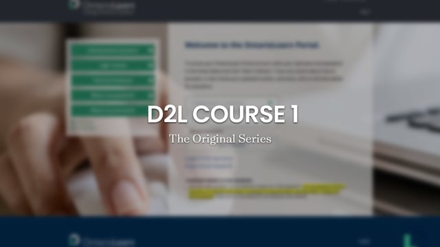 OntarioLearn - D2L Course #1