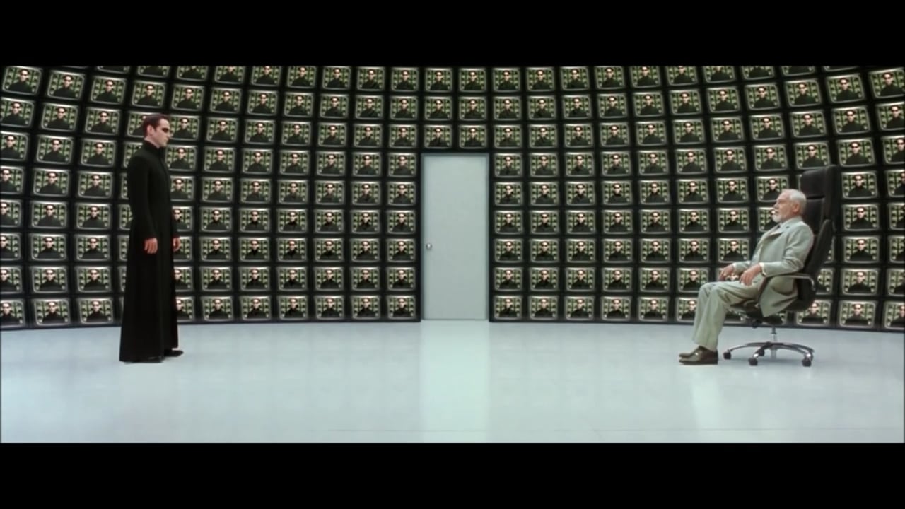 The Matrix Reloaded The Architect Scene Part 1 Controlled Resistance