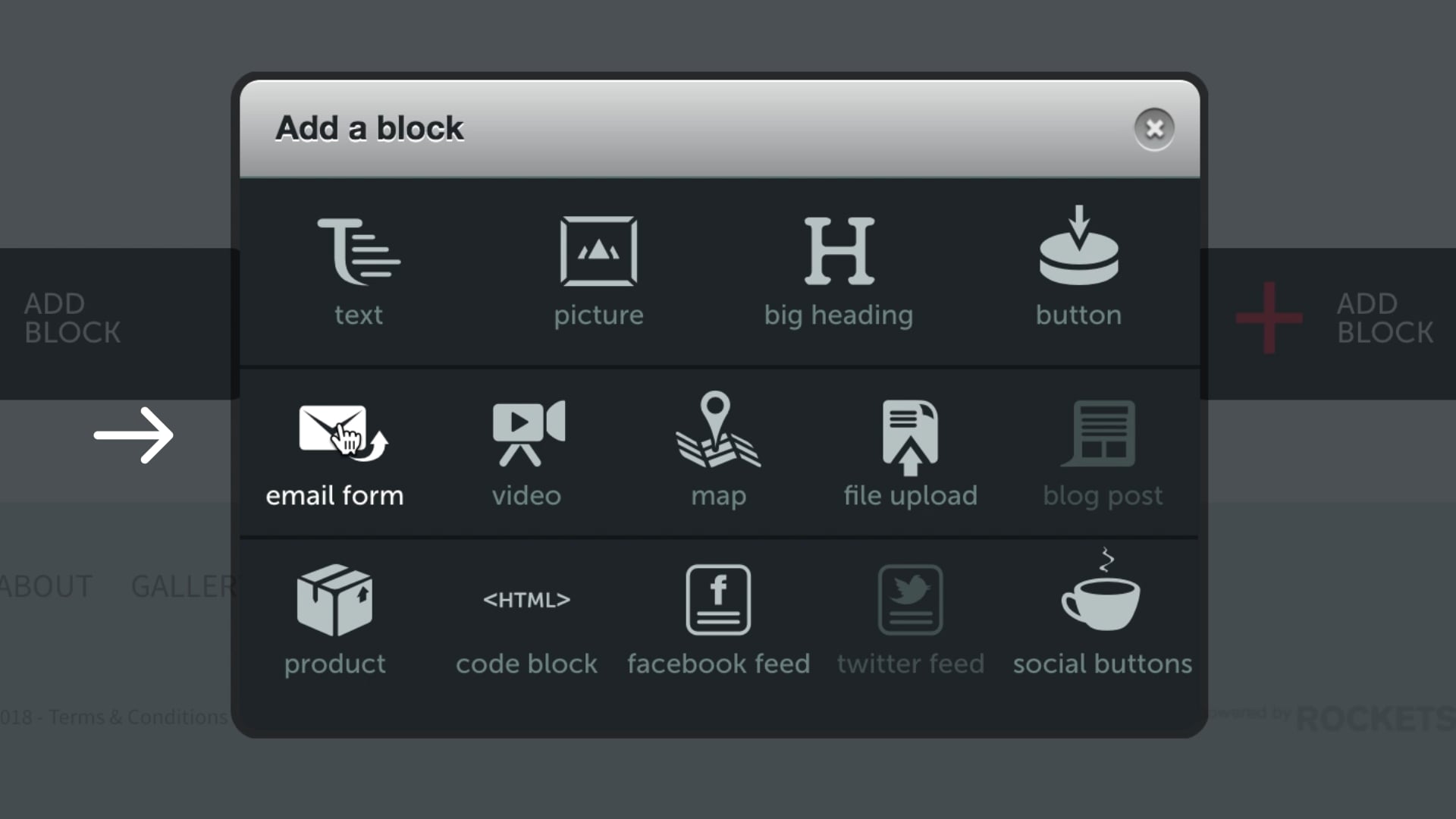 Adding a form on Vimeo