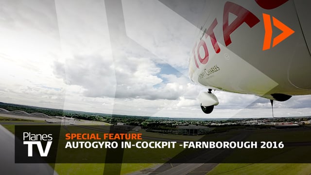 Autogyro In-cockpit - Farnborough International Airshow 2016