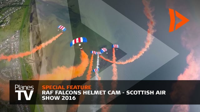 RAF Falcons Helmet Cam - The Scottish International Airshow 2016