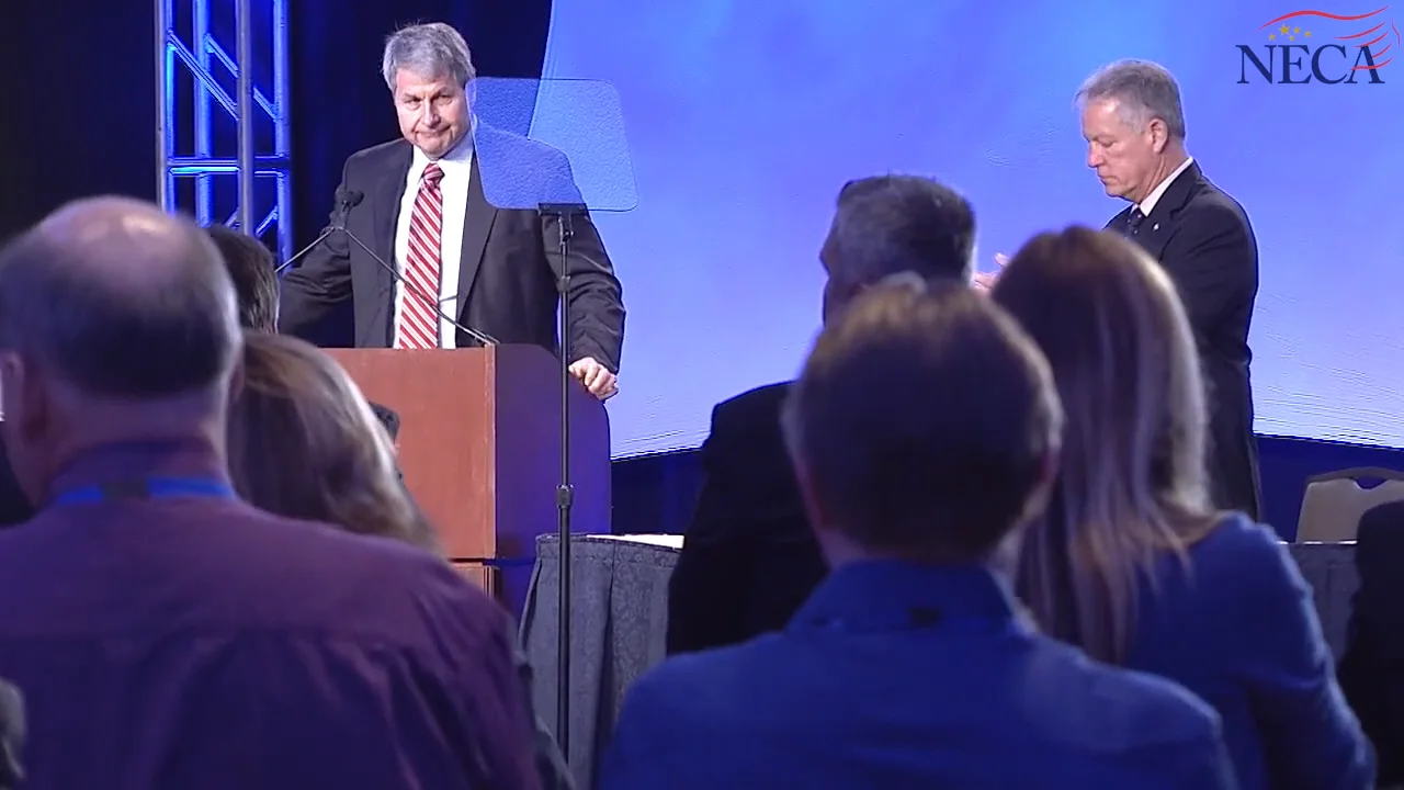 NECA President David Long Addresses IBEW Construction Conference on Vimeo