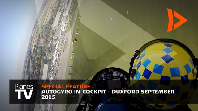 Autogyro In-cockpit - IWM Duxford Battle of Britain Airshow 2015