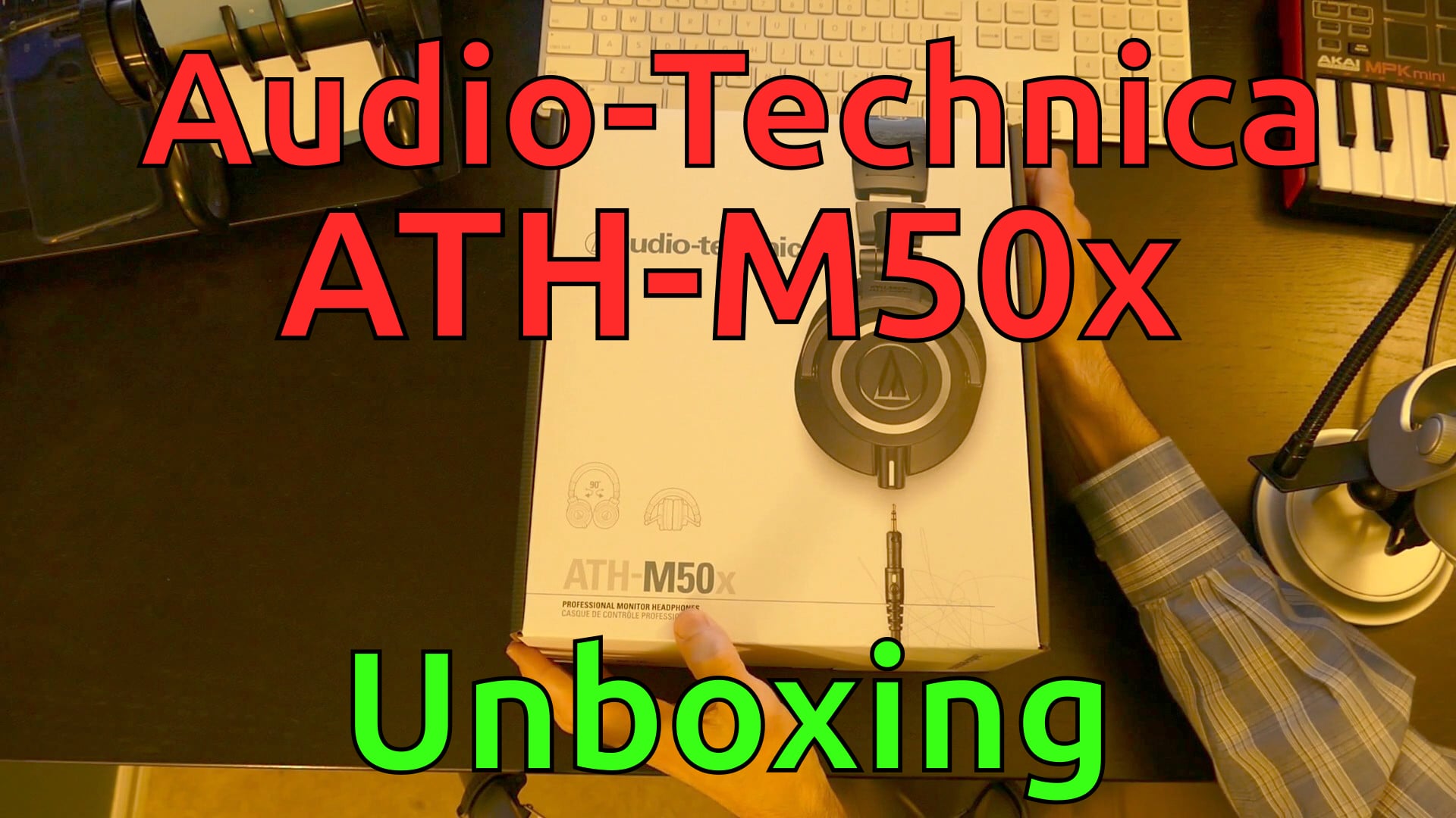 Audio-Technica ATH-M50x Unboxing
