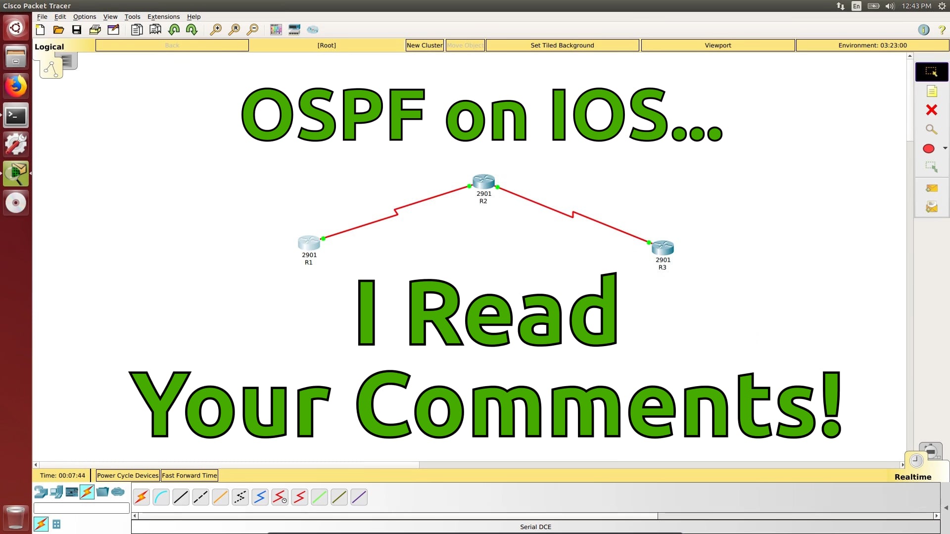 SILENTLY Configuring OSPF on Cisco IOS