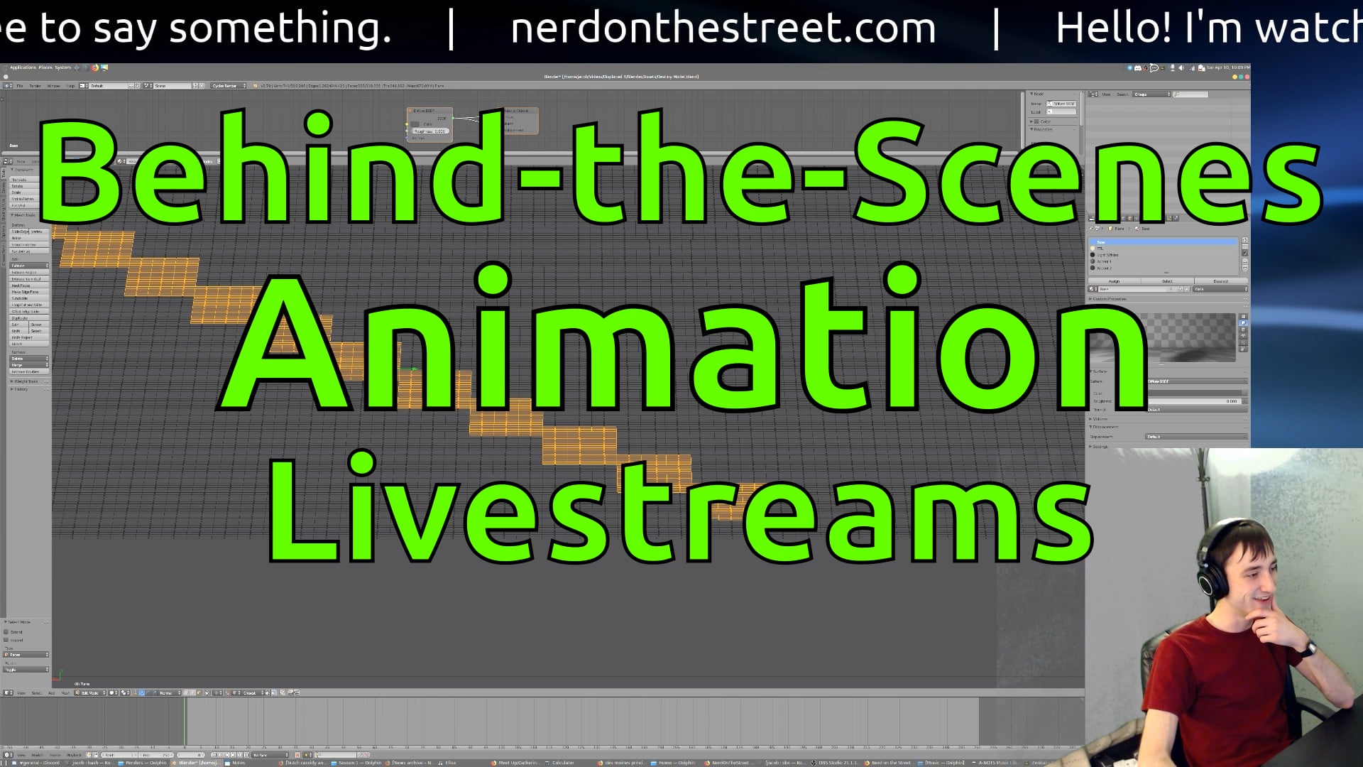 Behind-the-Scenes Animation Streams (Outtakes/Announcement)