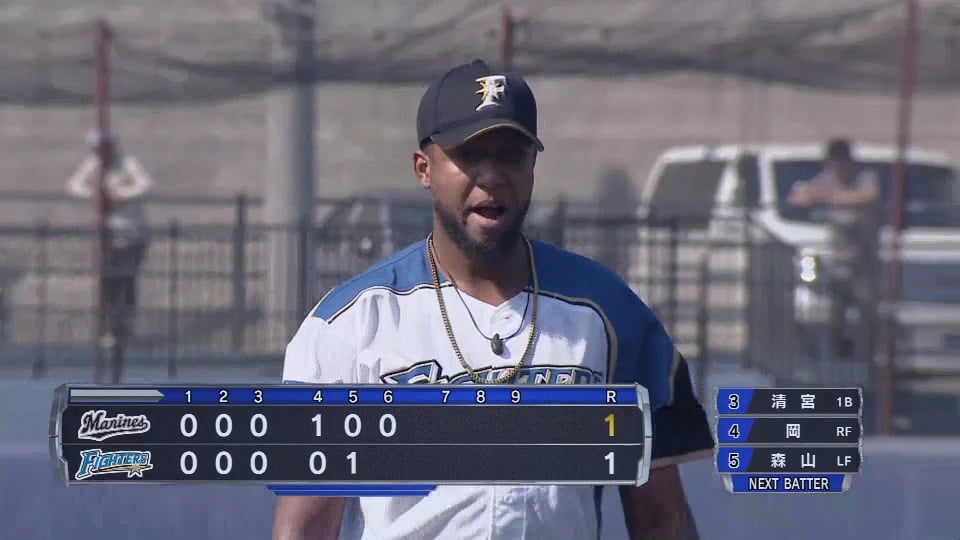 【ファーム】ファイターズ・ロドリゲスが6回1失点の粘り強い投球を披露!!  2018/4/22 F-M(ファーム)
