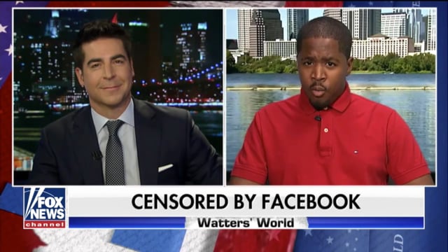 ⁣Terrence K. Williams on FOX News Channel's "Watter's World" with Jesse Watters o