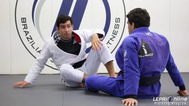 One Leg X-Guard to X-Guard Side Shoulder Roll Sweep