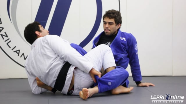 One Leg X-Guard to X-Guard Sweep to Combat Base