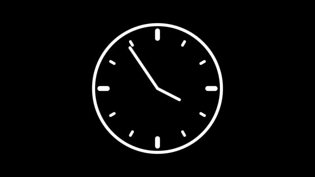 Clock Spinning 24 Hours (Loop) Stock Video - Video of loopready