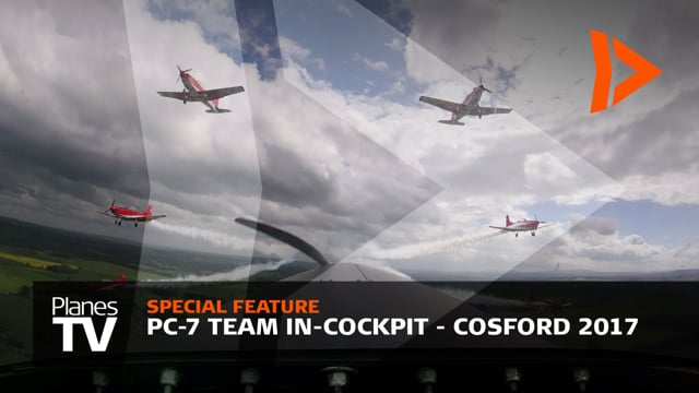 PC-7 Team In-cockpit - RAF Cosford Airshow 2017