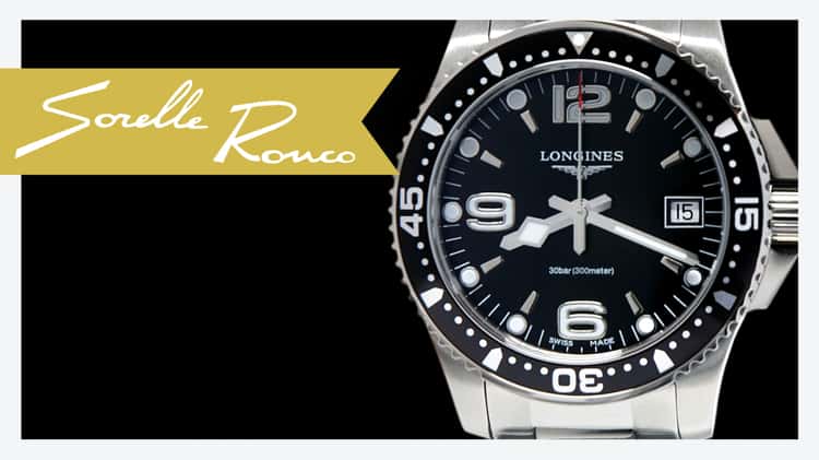 Longines HydroConquest 34mm Quartz Black L3.340.4.56.6