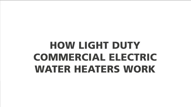 Light Duty Commercial Electric Water Heater