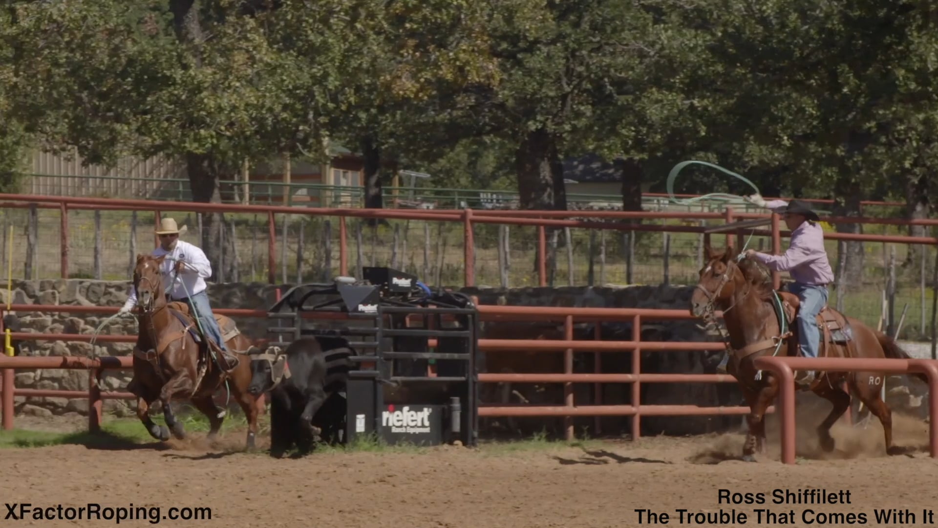 OTT Brock Hanson and Ryan Motes Practicing Making Rodeo Runs