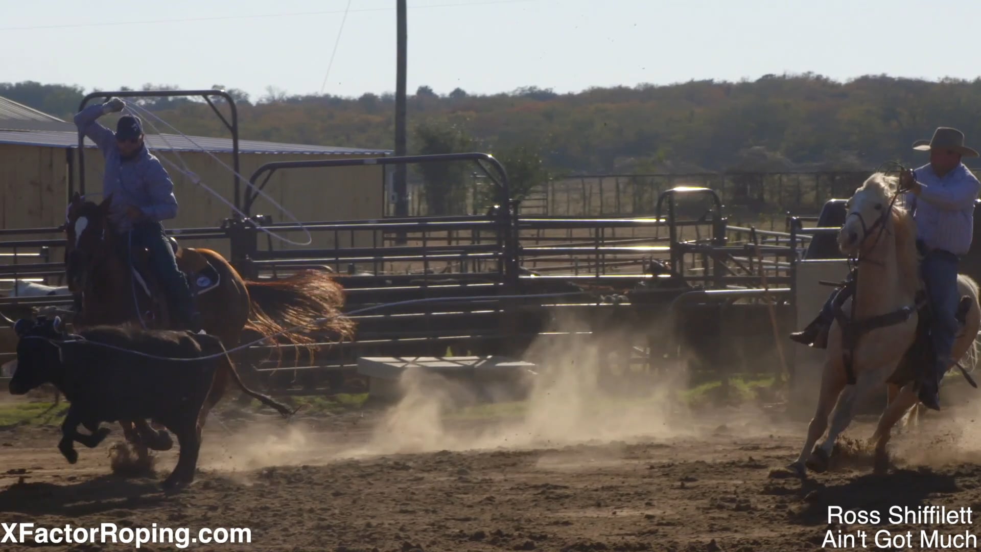 OTT Luke Brown and Jake Long NFR Practice Run 2