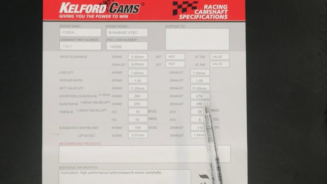 168 | Understanding Camshaft Specifications