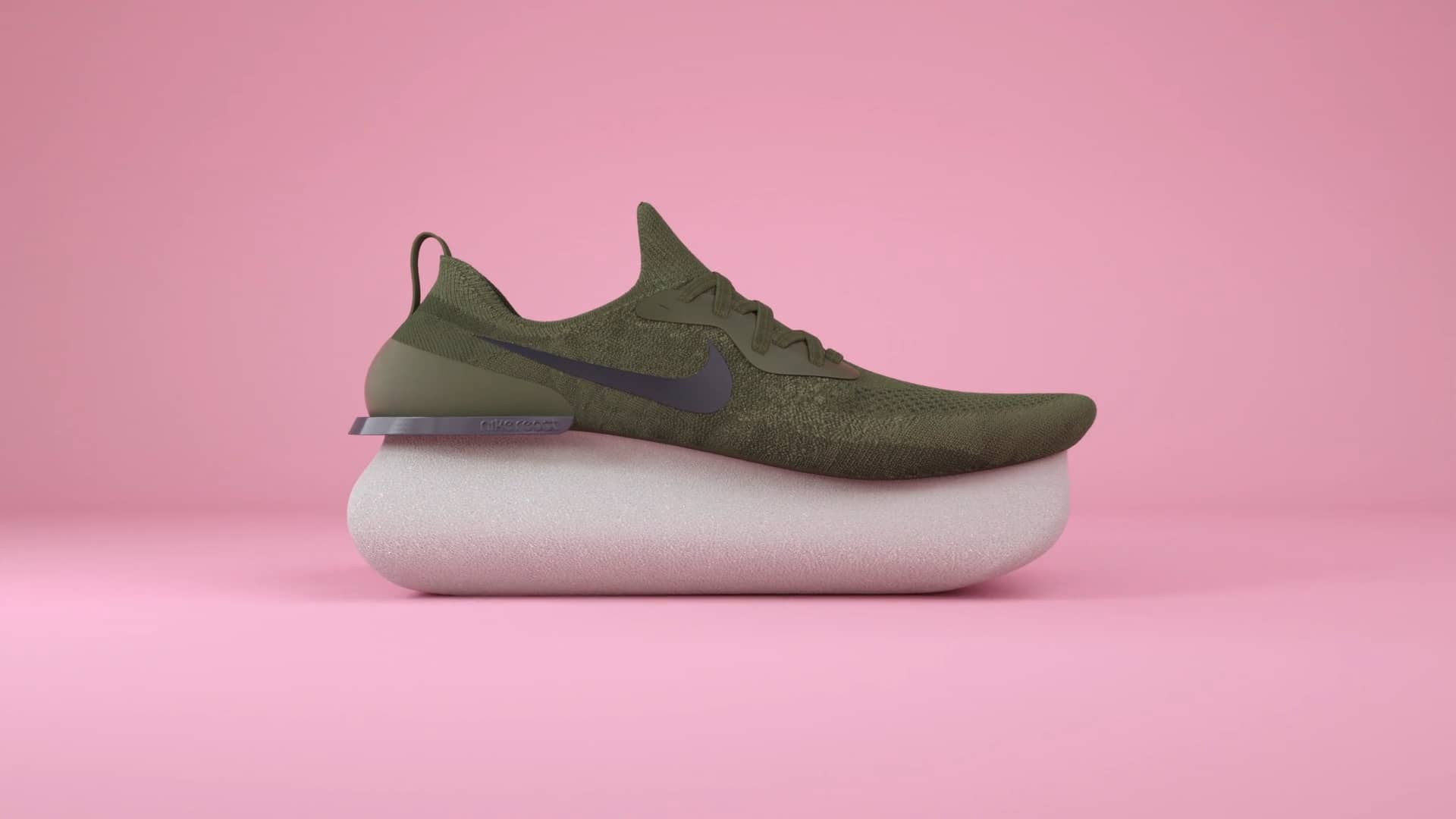 nike epic react flyknit pink matcha