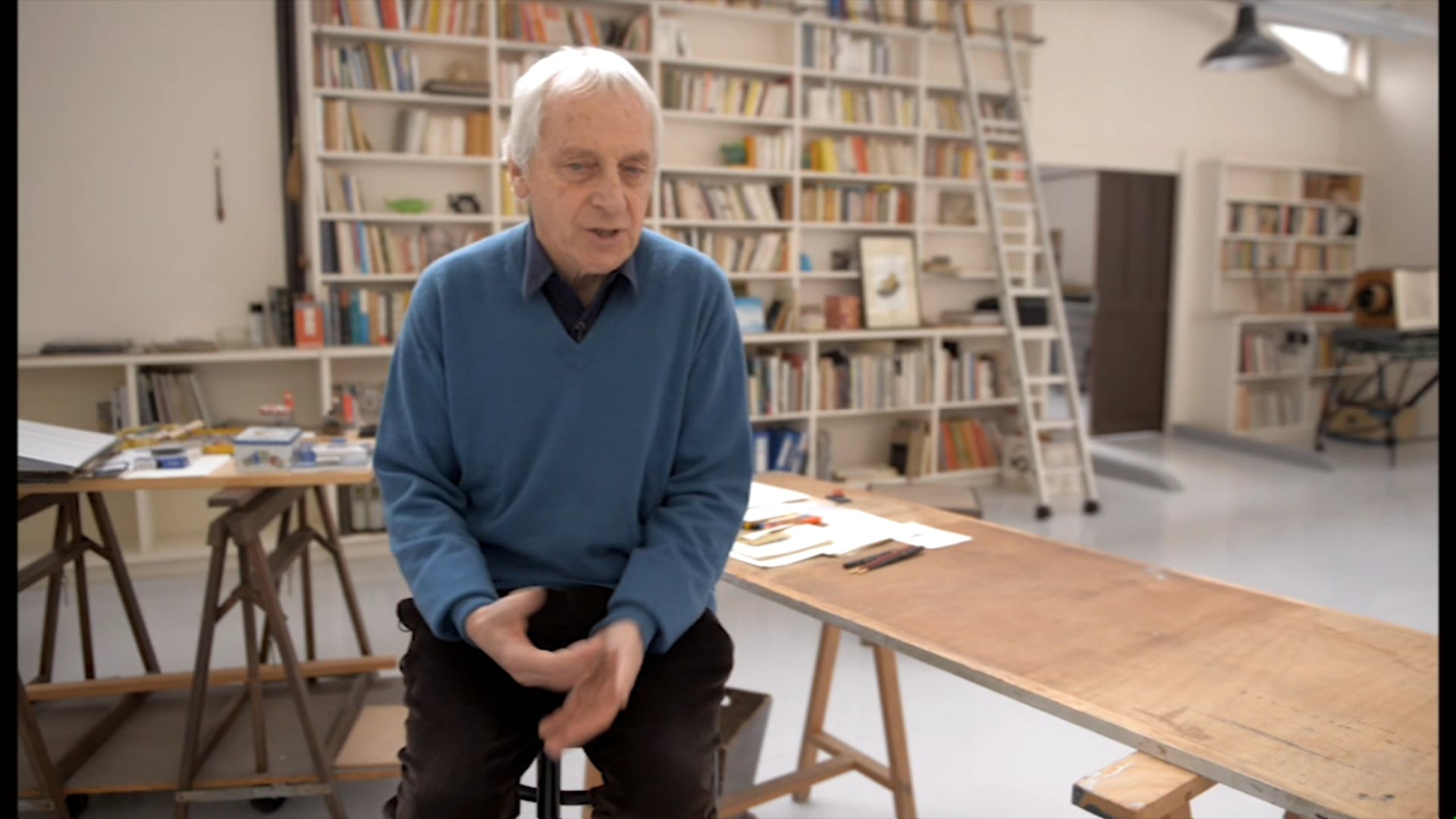 Patrick Bokanowski - Visite à l'atelier