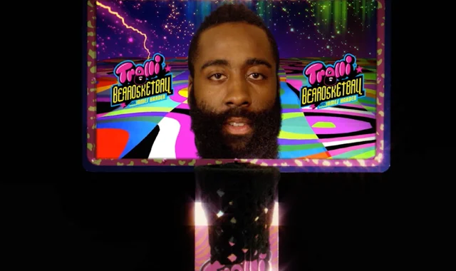 James Harden: Rockets star's beard stars in Trolli candy spot - Sports  Illustrated