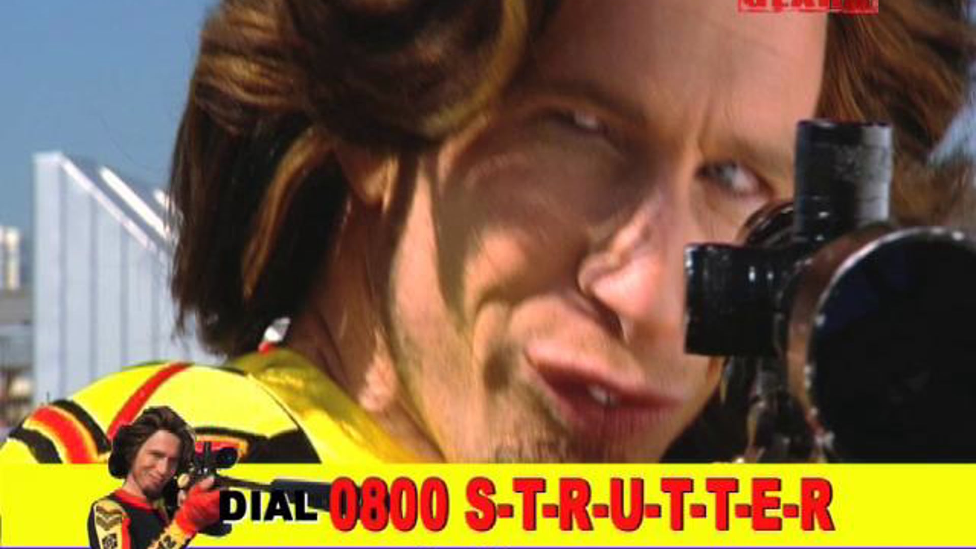 Strutter gear Coke Sniper - Featuring Paul Kaye
