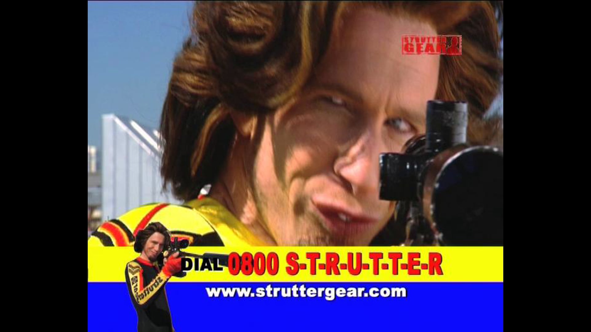 Strutter gear Coke Sniper - Featuring Paul Kaye