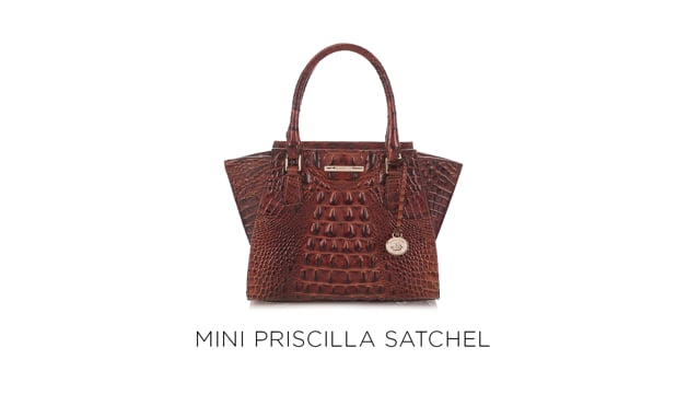 Priscilla Satchel Scarlet Lausanne, Brahmin