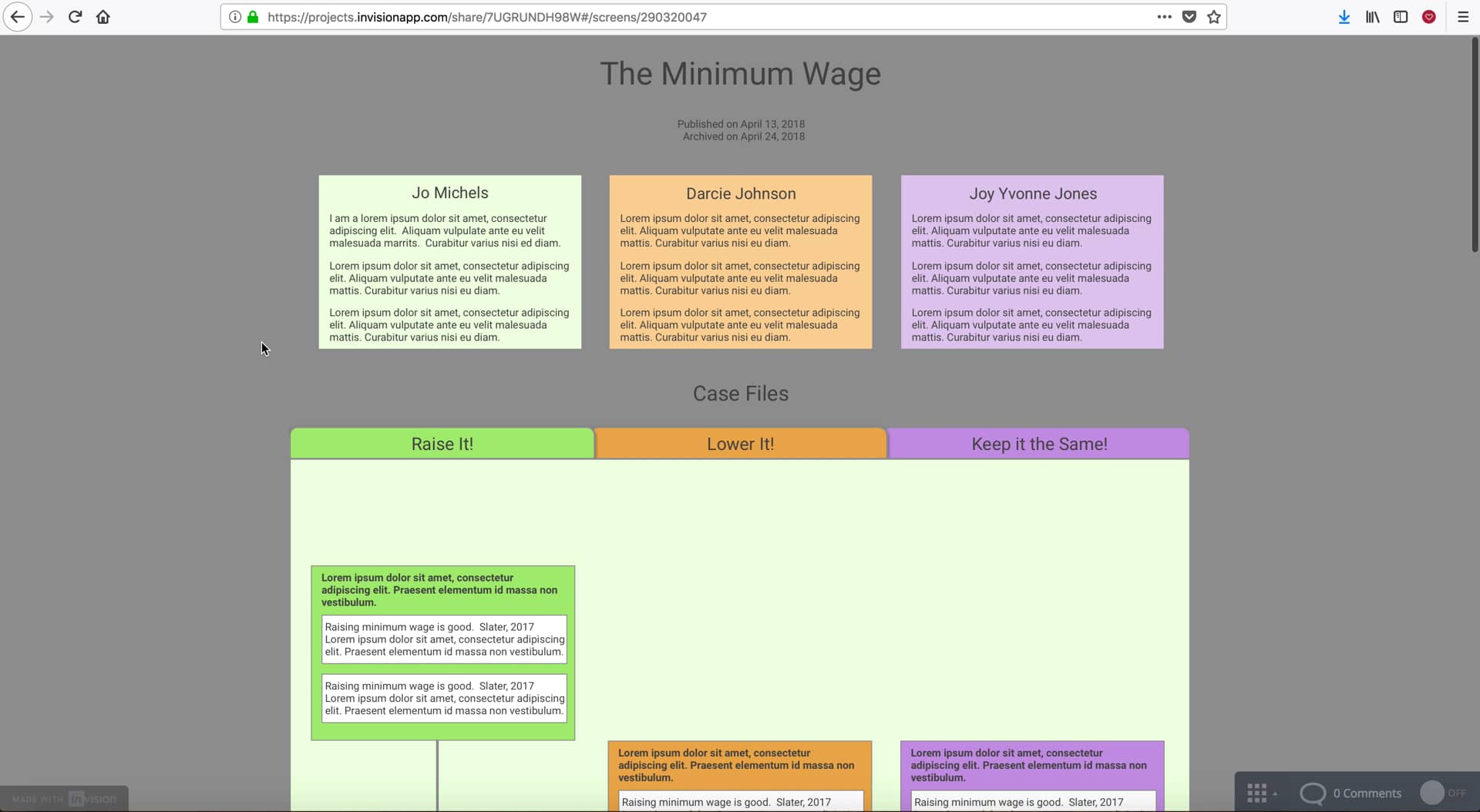 Early Design Concept for Policy Bytes on Vimeo