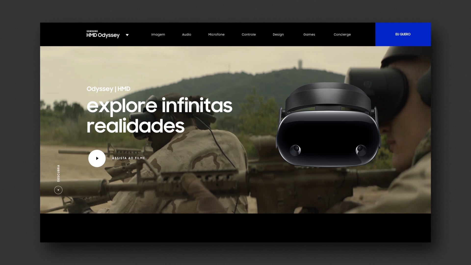 Samsung - Landing page Odyssey