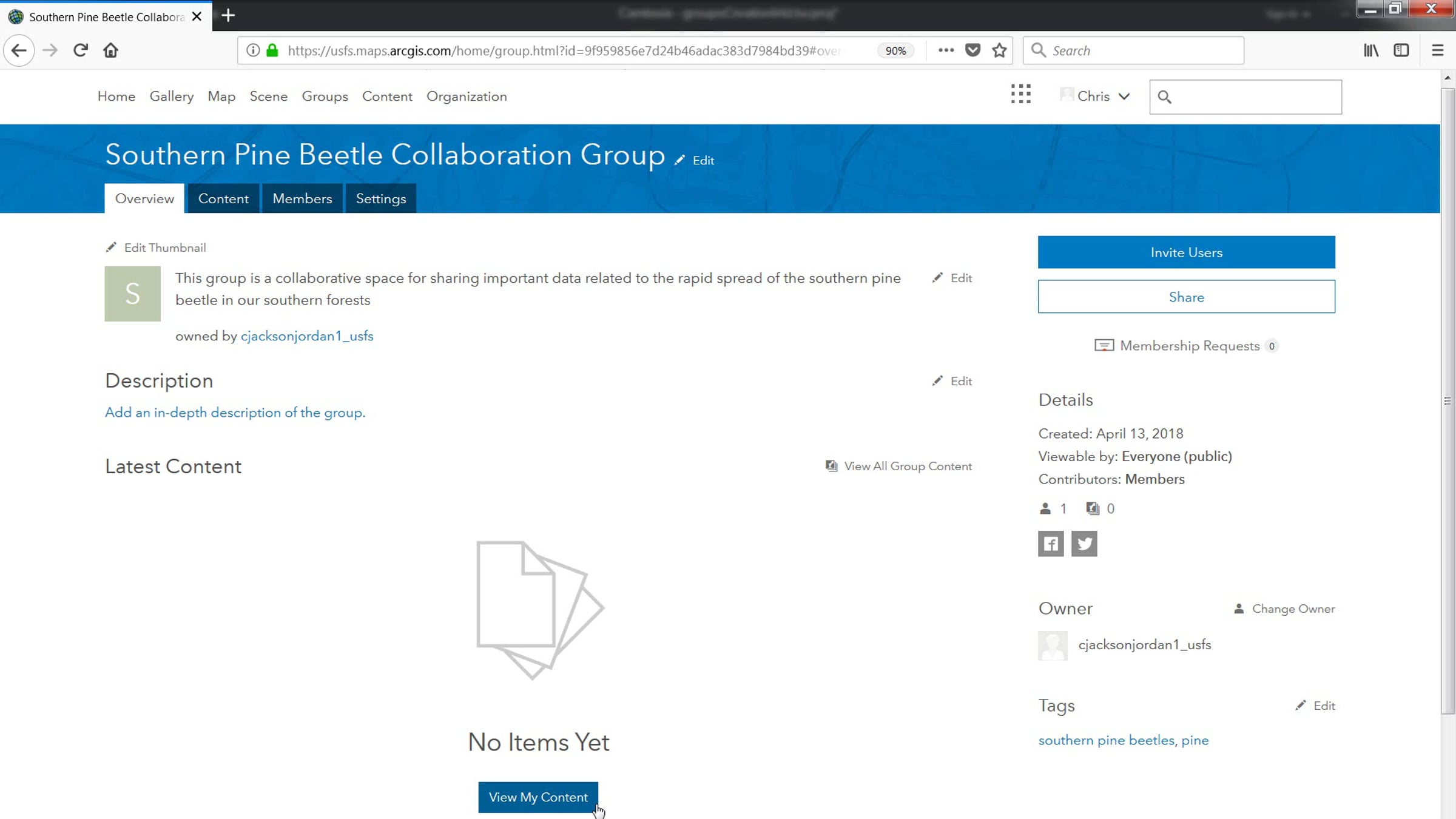 How to create and manage groups in AGOL